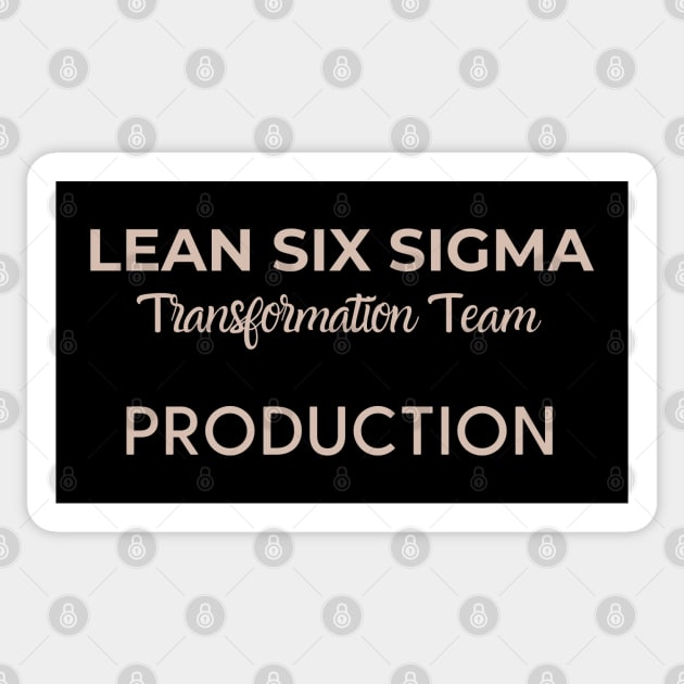 Lean Transformation Team Production Sticker by Viz4Business